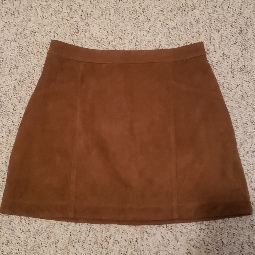 Abercrombie Suede Mini skirt Sz m
